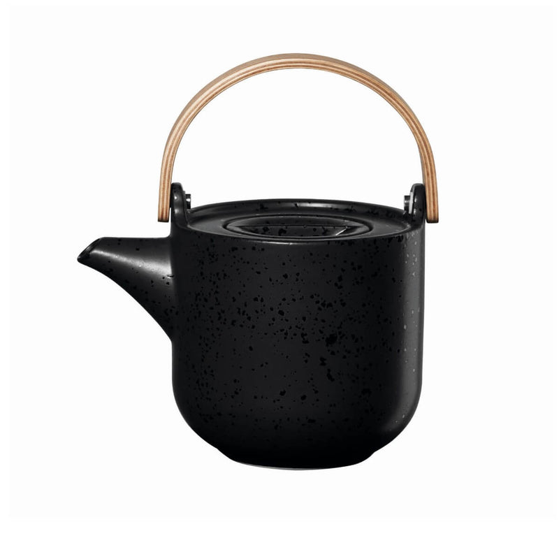 ASA Kuro Teekanne mit Edelstahlfilter und Holzgriff 1l