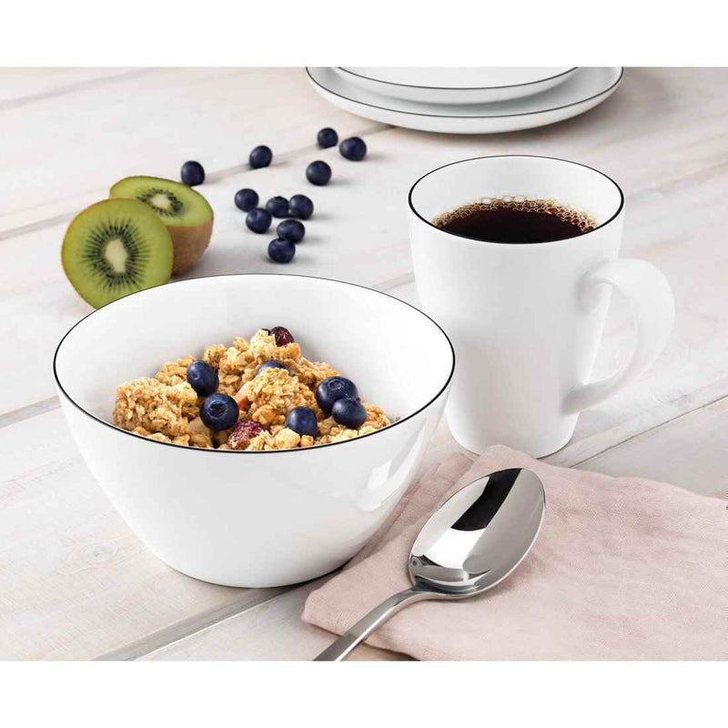 Seltmann Weiden Lido Black Line coffee service 18-piece.