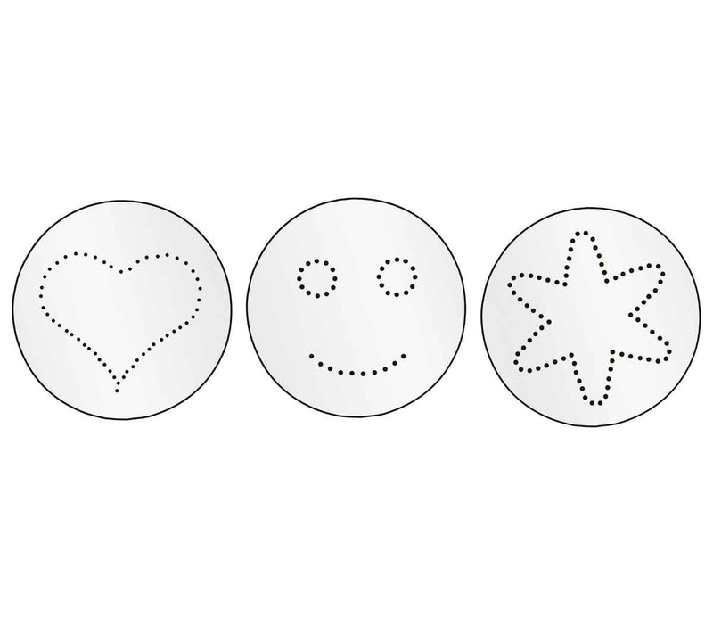 Cilio decorative shaker incl. 3 stencils