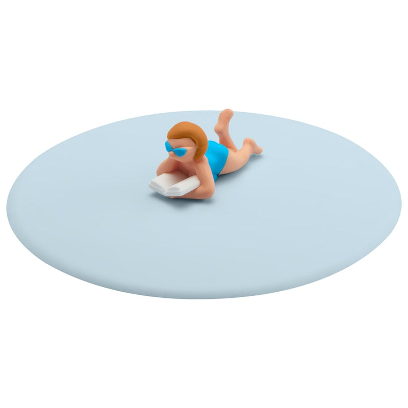 My lid Beach Girls, glass cover made of silicone