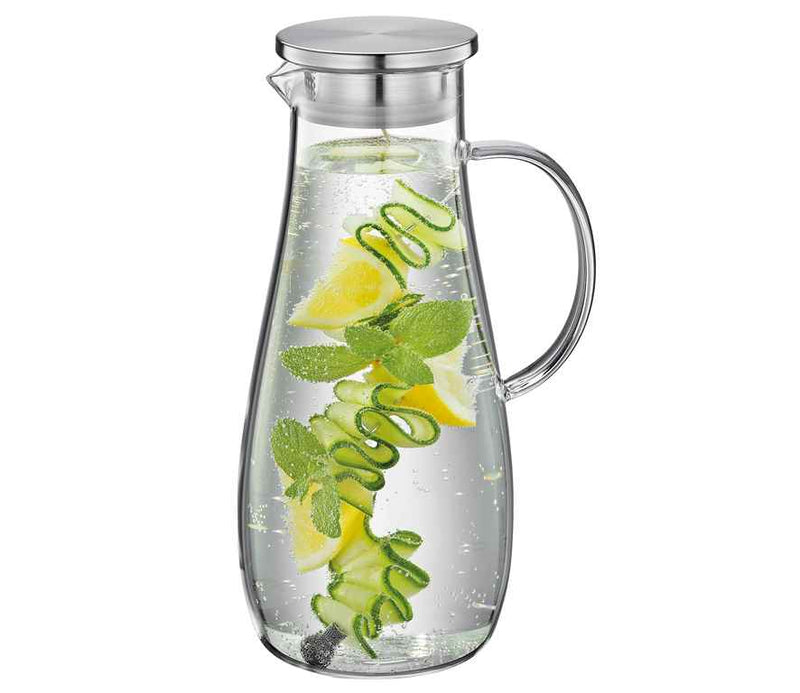 Cilio Wasserkaraffe Tropicana - 2 Liter mit Fruchtspieß