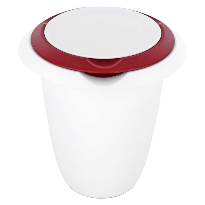 Westmark whisking/mixing pot with lid plastic 1l red