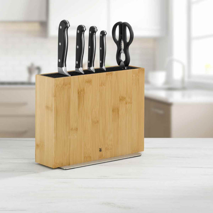 WMF knife block FlexTec compact, bamboo, unequipped