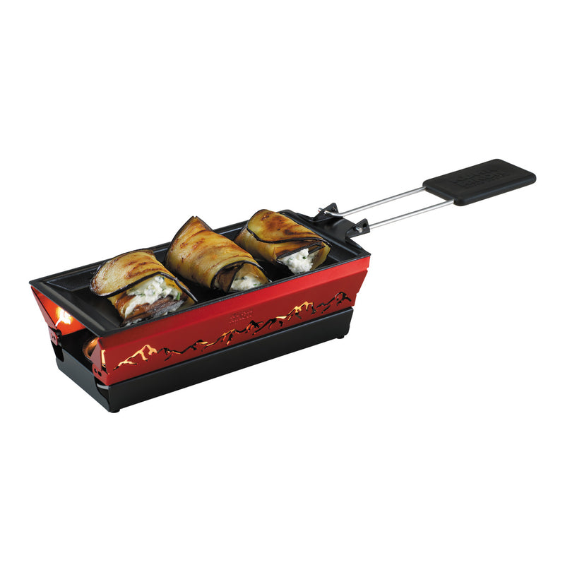 Kuhn Rikon Raclette set mini Alpenglühen rot