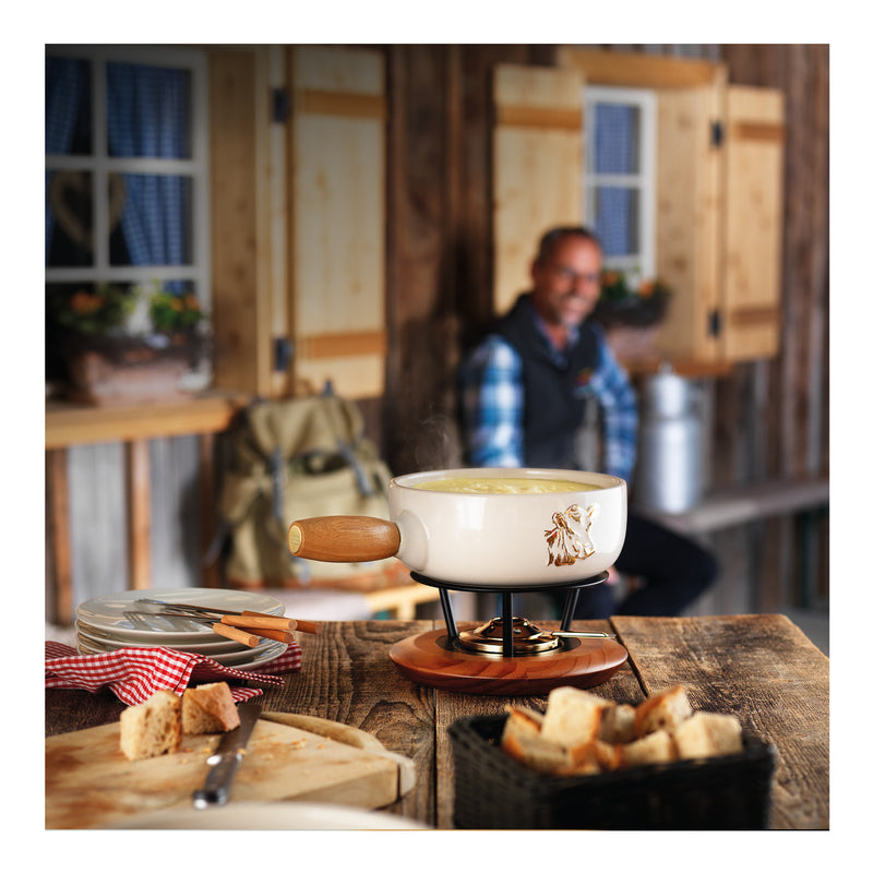 Kuhn Rikon Käsefonduegabeln Kirschholz 6-teilig