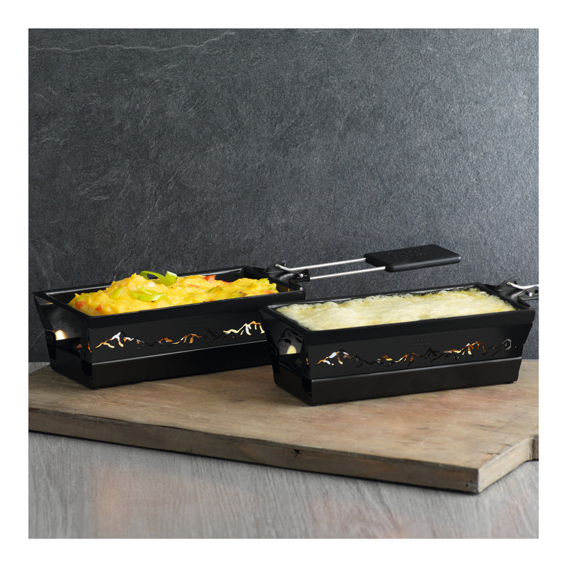 Kuhn Rikon Raclette set mini Alpenglühen schwarz