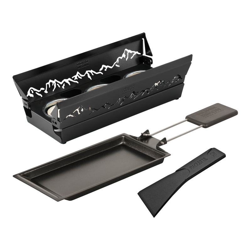 Kuhn Rikon Raclette set mini Alpenglühen schwarz