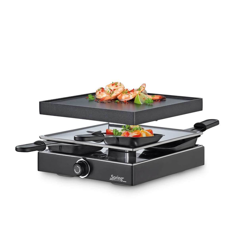 Raclette4 Spring in schwarz