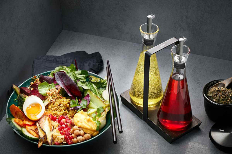 Gefu vinegar and oil set