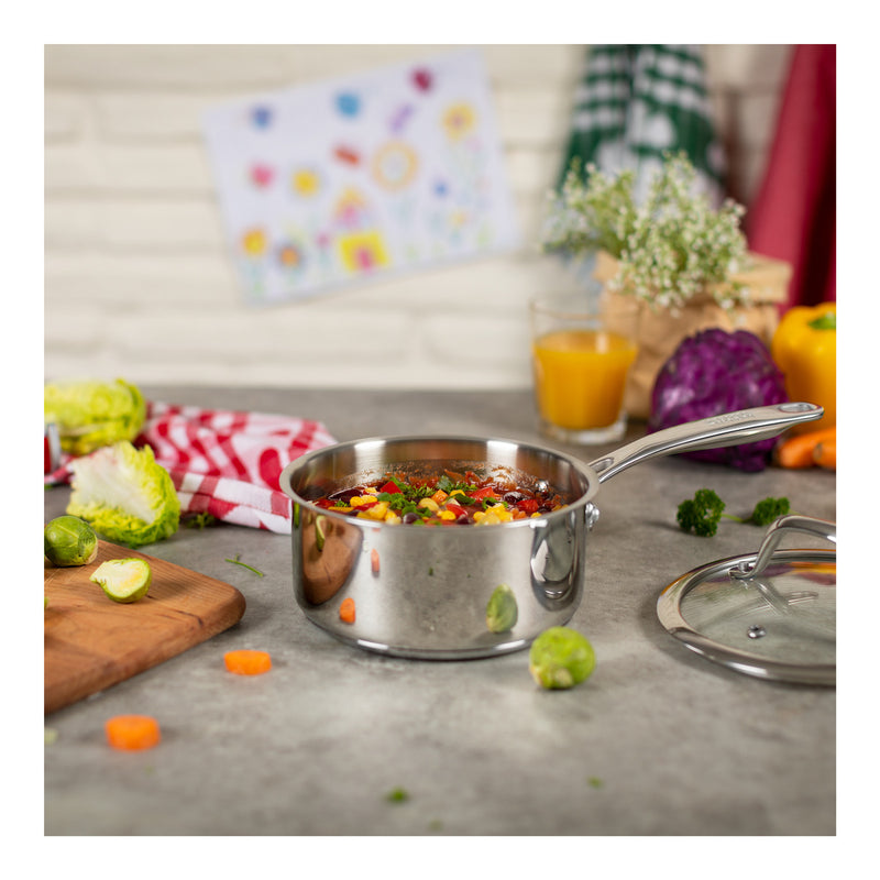 Kuhn Rikon Allround Stielkasserolle mit Glasdeckel
