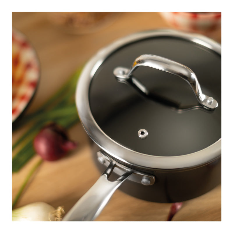 Kuhn Rikon Easy Pro Stielkasserolle mit Deckel