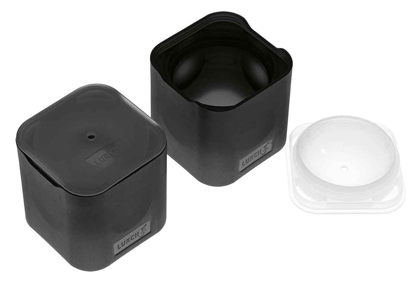 Lurch Eiswürfelformer Ball 2er 6cm schwarz/transparent