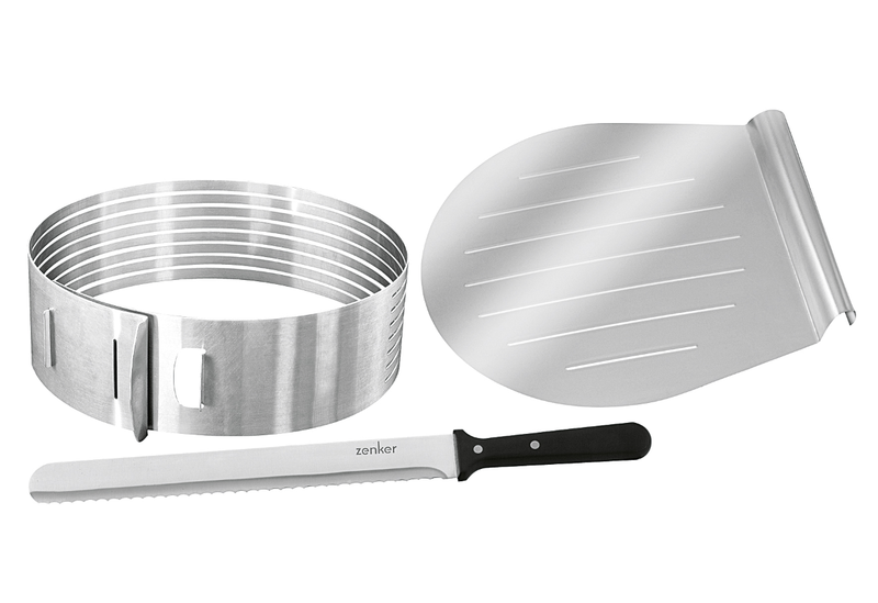 Zenker cake cutting aid set, 3 pieces