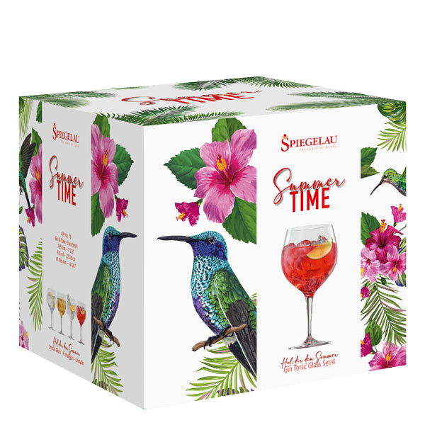 Spiegelau Summertime Gin & Tonic Glas, 4er-Set