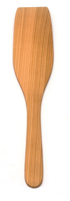 Wooden spatula curved, cherry wood, 30x6cm