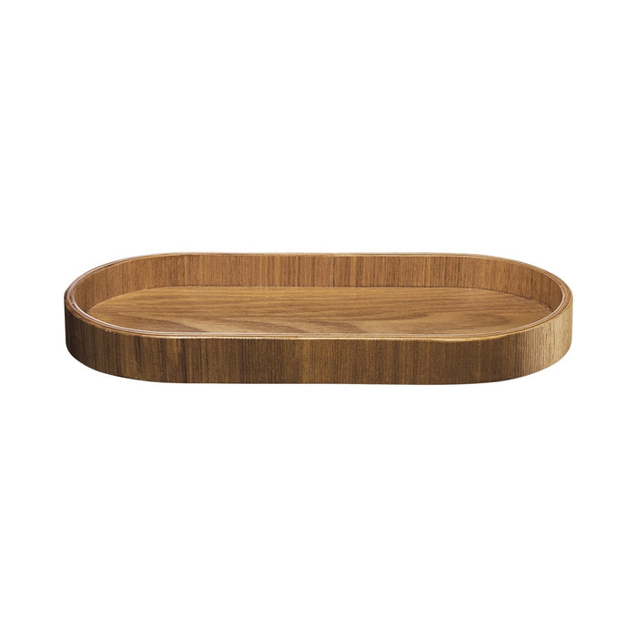 ASA oval wooden tray made of willow wood 23x11cm