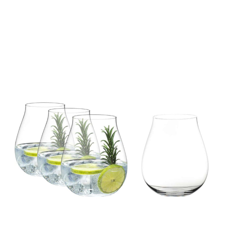 Riedel Gintonic Gläserset mit Eis, Limette und Rosmarin