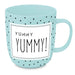 Mug, Becher oder Tasse aus Porzellan mit der Aufschrift Yummy Yummy