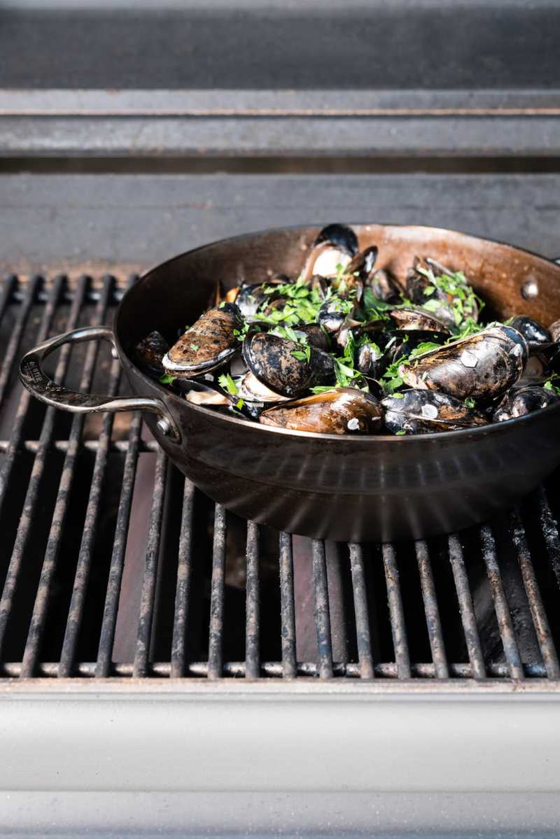 de Buyer Bratpfanne tief Minderal B mit 2 Griffen,