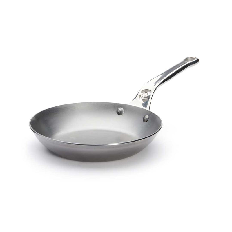 de Buyer Eisenpfanne Mineral B Pro mit Edelstahlgriff