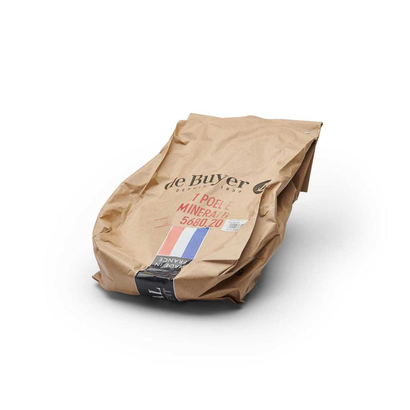 de Buyer Eisenpfanne Mineral B Pro mit Edelstahlgriff