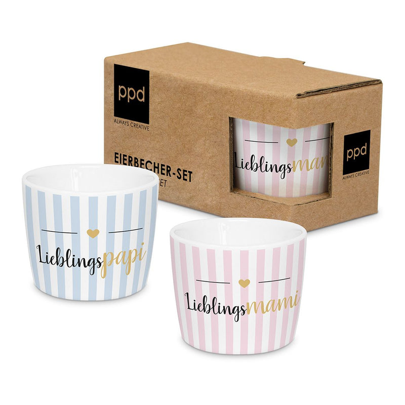 PPD Lieblingseltern Eierbecher Set