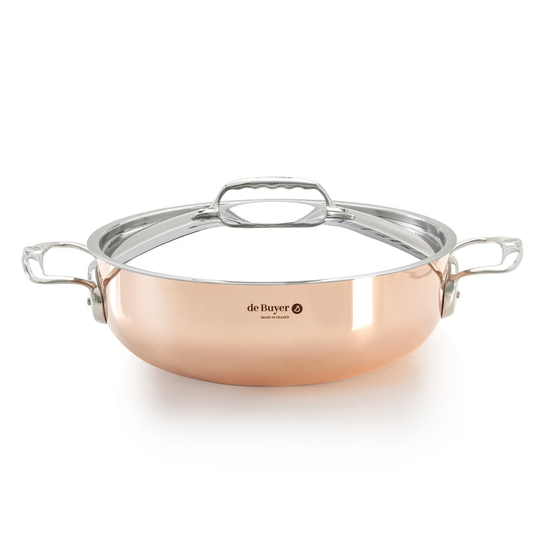 debuyer Schmortopf Schmorpfanne aus Kupfer