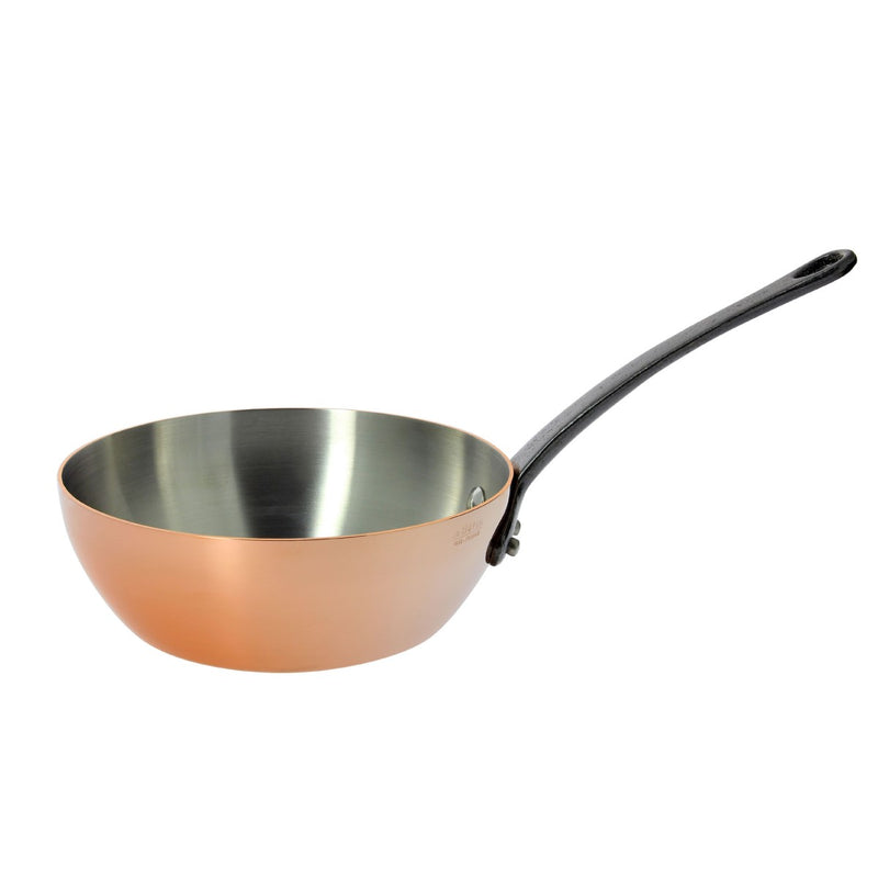 de buyer Sauteuse mit Gußeisengriff aus massivem Kupfer