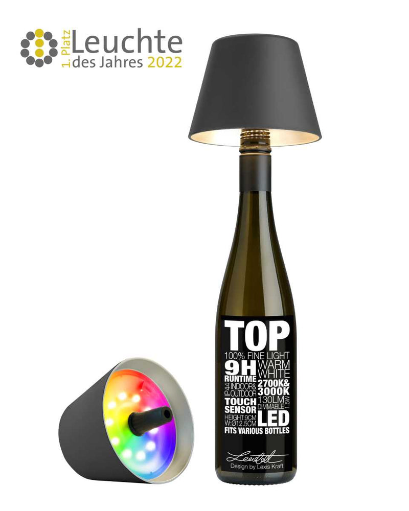 Sompex TOP 2.0 RGB-Akku-Flaschenleuchte