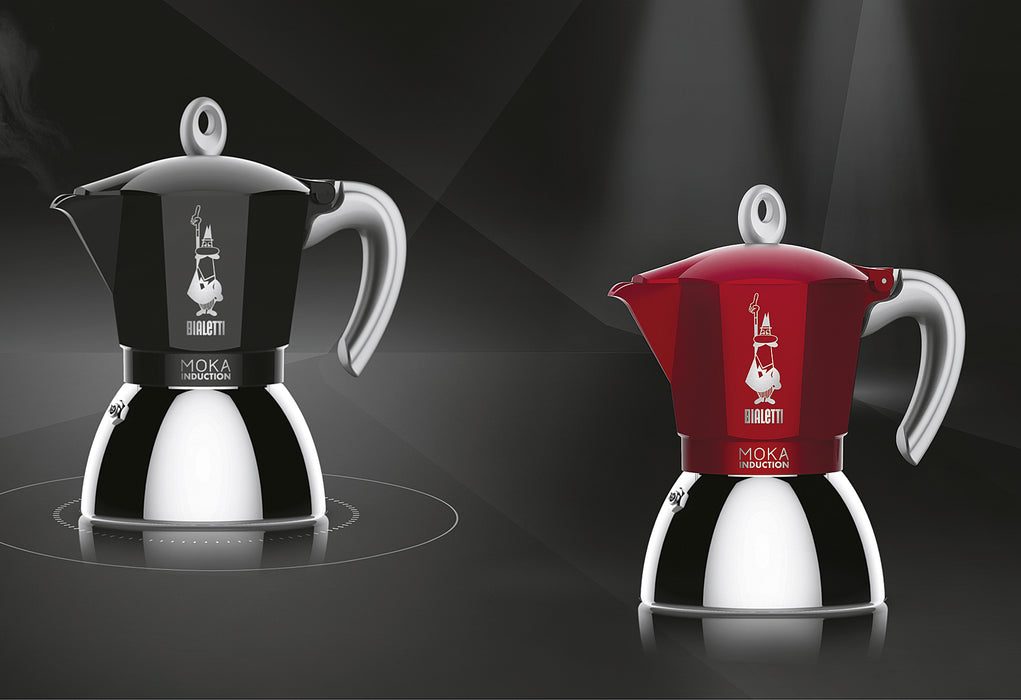 Bialetti Espressokocher Moka Induktion mit Bi-Layer-Kessel 2 Tassen