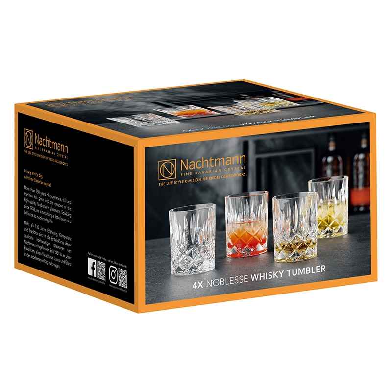 Nachtmann Noblesse whiskey tumblers 295ml set of 4