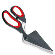 Pizzaschere schwarz mit rotem Griff