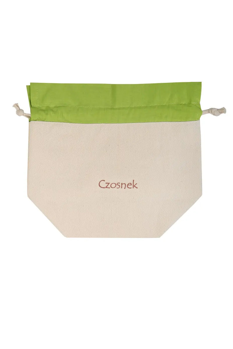 Slowroom Knoblauchbeutel aus dicht gewebter Baumwolle