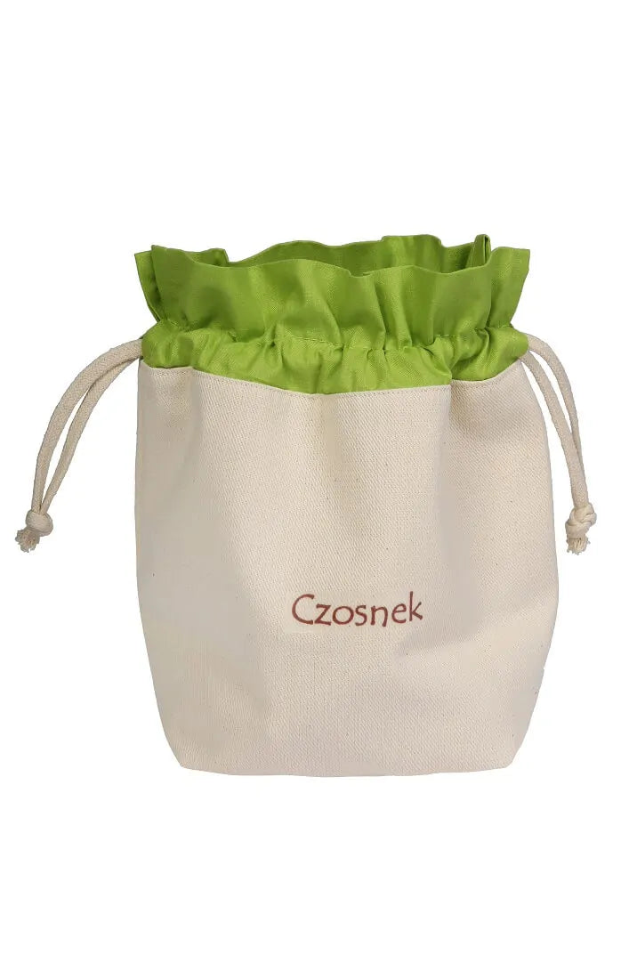 Slowroom Knoblauchbeutel aus dicht gewebter Baumwolle