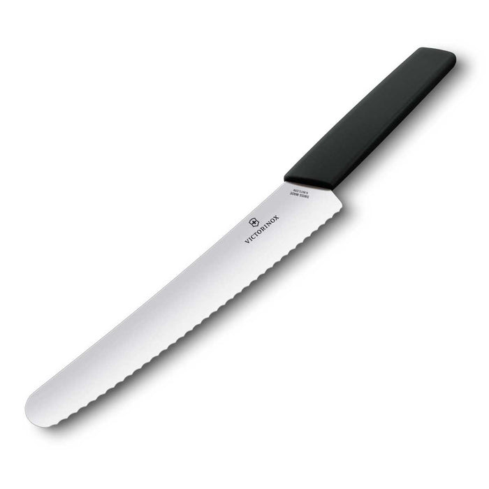 Victorinox Swiss Modern bread and pastry knife, 22cm black