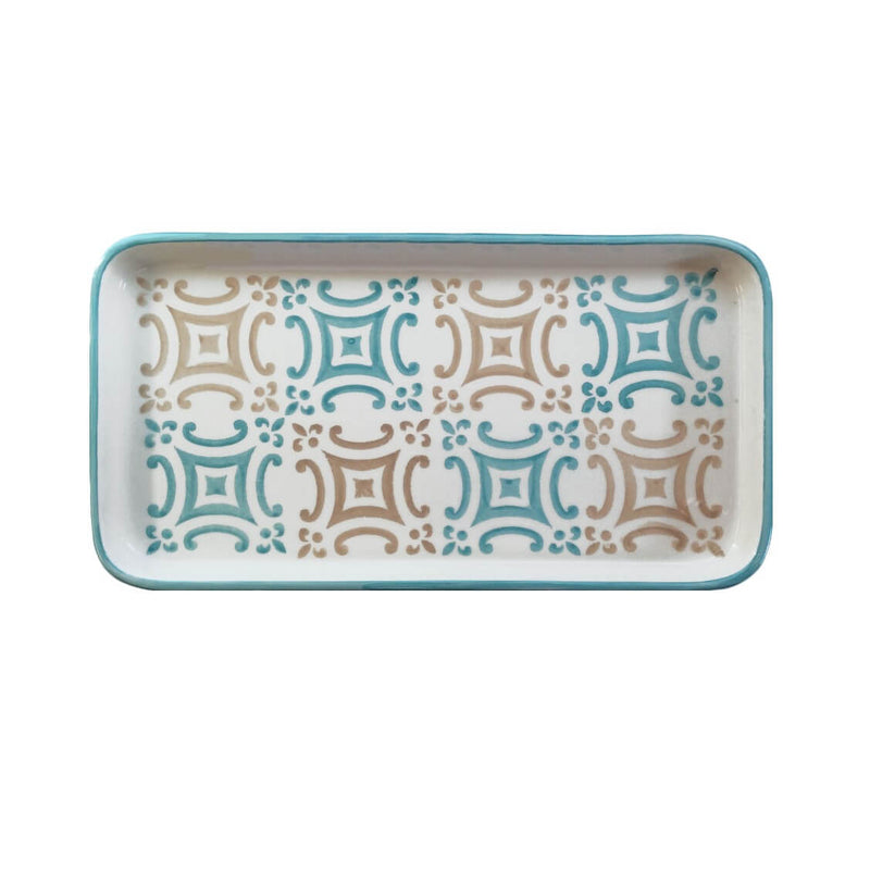 Vista Portuguese Turquoise/Beige, kleine Platte