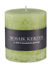 Mosaik Kerze Exclusive