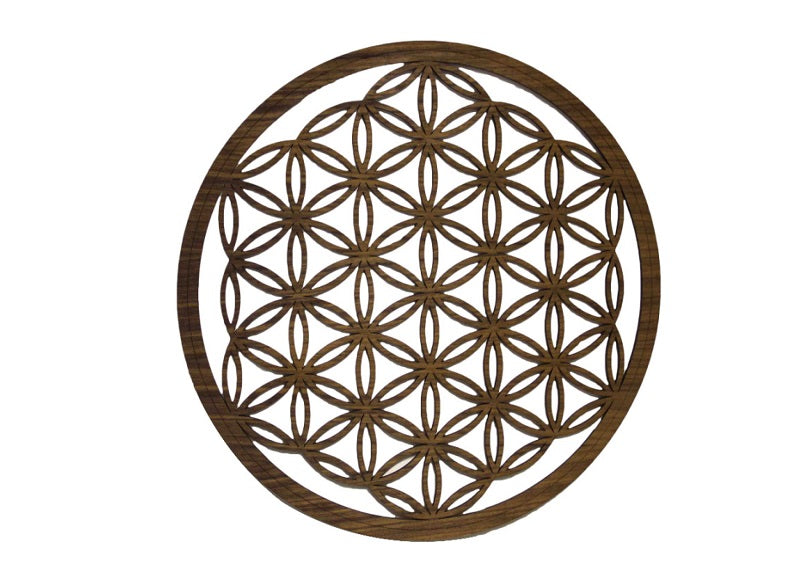 Wall picture, coaster flower of life 10cm