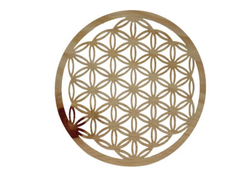 Wall picture, coaster flower of life 10cm
