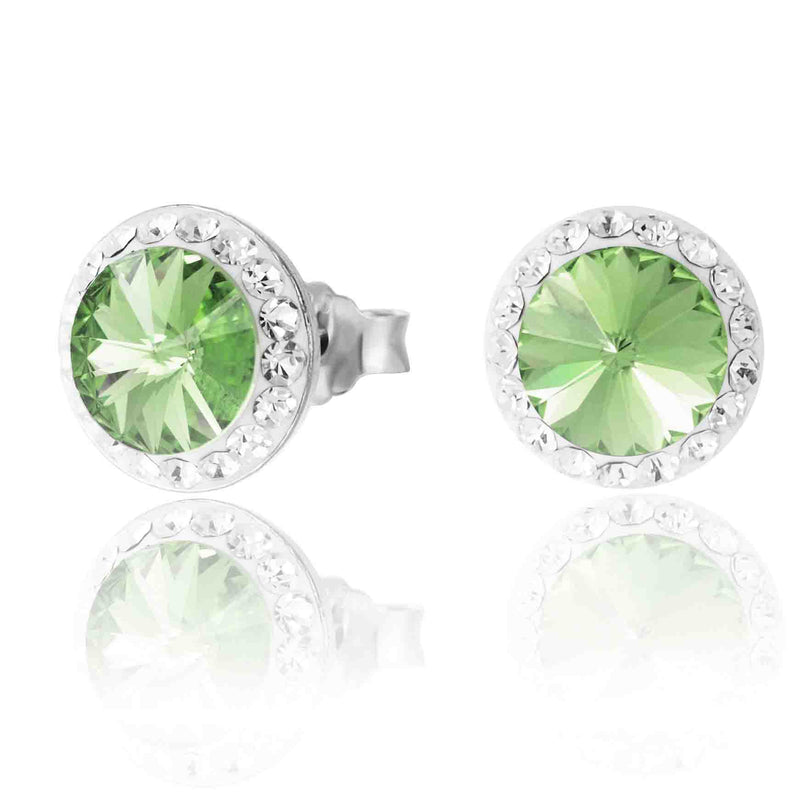 JOJO stud earrings with crystals assorted