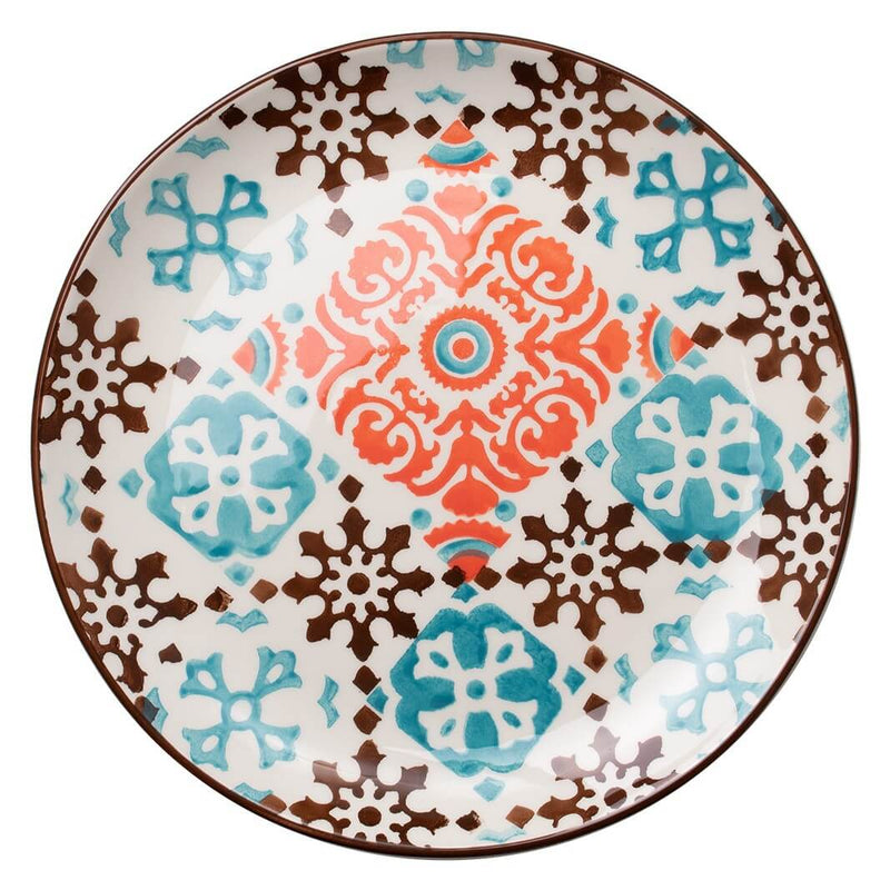 Vista Portuguese Mosaic New Coral Plate 30cm,