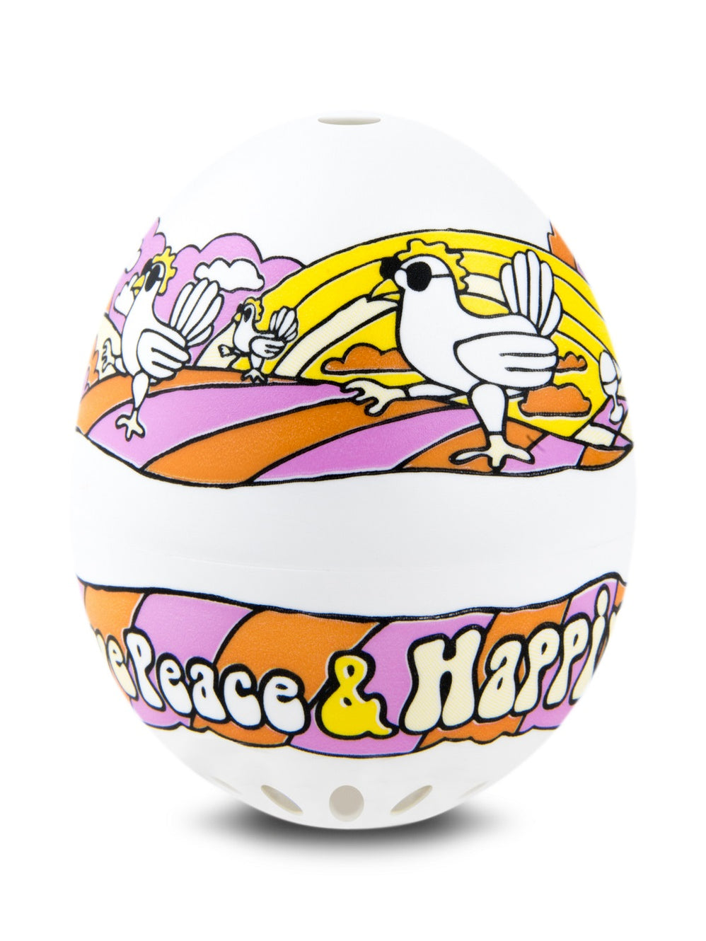 Timer Per Uova Brainstream PiepEi A Forma Di Gallina – Cucina Le Uova Perfette Con 3 Melodie, Multicolore, 8,9x5,4x5,4 Cm