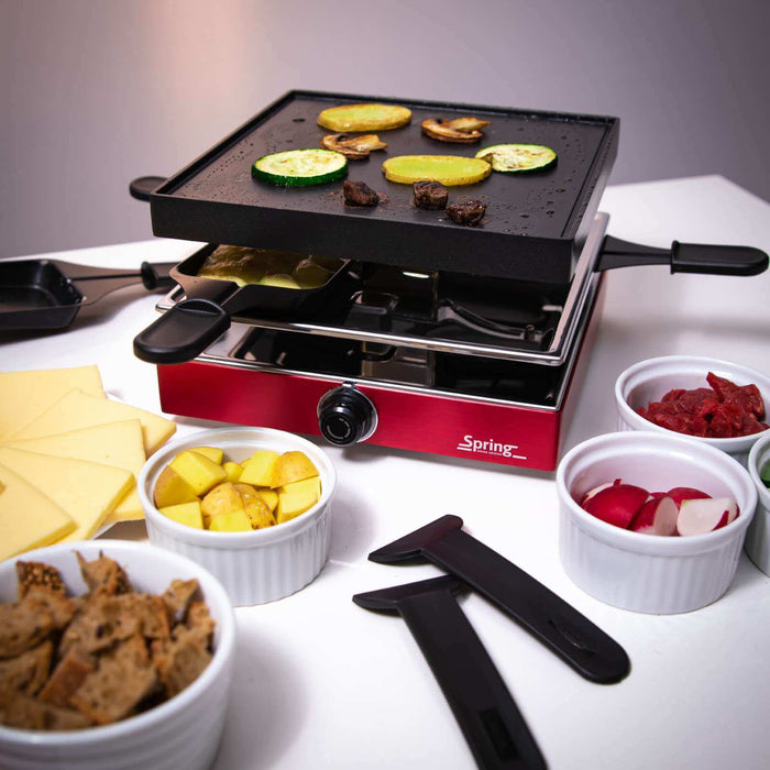 Spring Raclette 4 Classic with aluminum grill plate EU ...