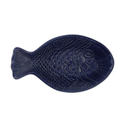 Keramik Platte mit Fisch Motiv klein 