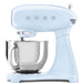 Smeg Küchenmaschine, Teigknetmaschine im Retro Design in der neuen Farbe pastellblau