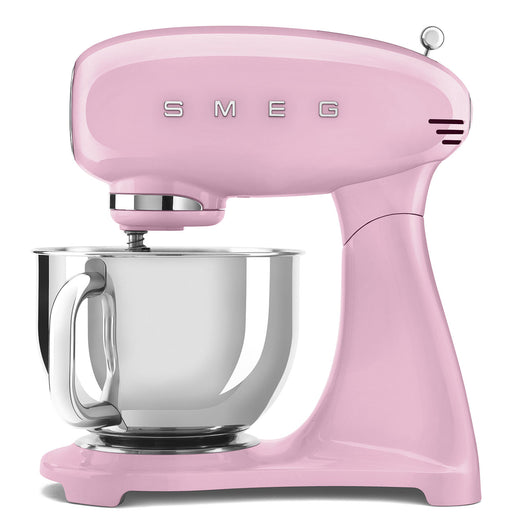 smeg Küchenmaschine, Mixer SMF03 in rosa, pink - Komplettfarbe Spitzenmodell im Retro Design