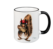 Schwarzwaldtasse mit Eichhörnchen