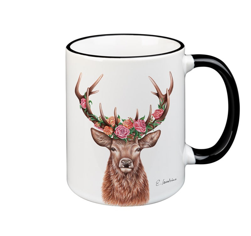 Black Forest mug with animal motif,