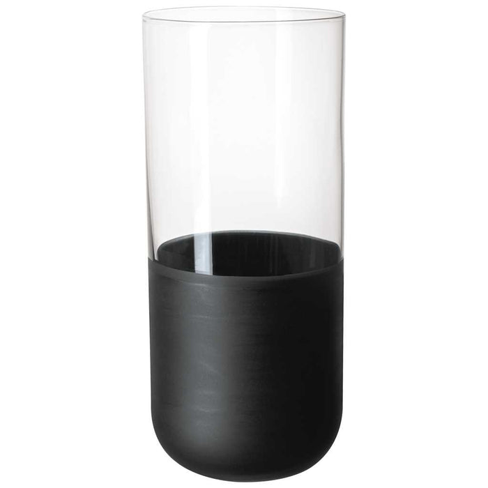 Villeroy and Boch Manufacture Rock long drink cups, 300 ml, 4 pieces, black