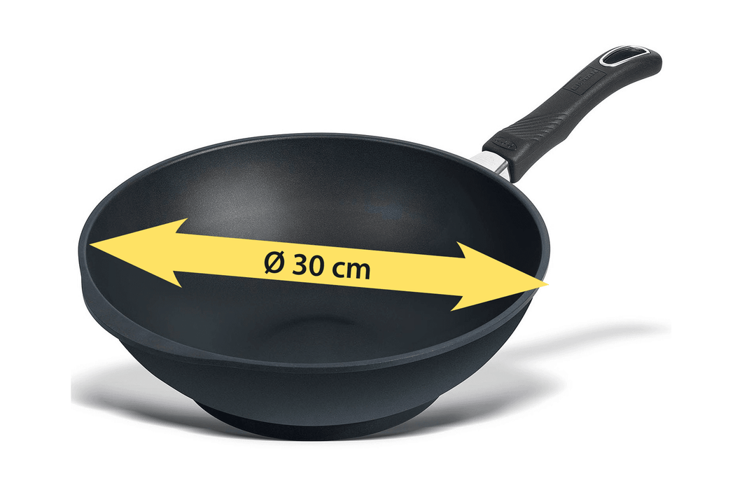 Gastrolux cast iron wok 30cm with BiotanPlus handle, not for induction